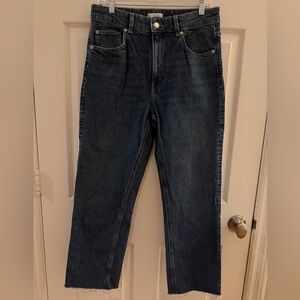 H&M Women’s High Rise Wide Leg Jeans